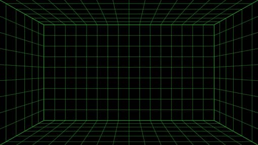 Grille verte de jeux vidéos qui illustre les capacités de la cognition spatiale et visuo-spatiale chez les joueurs.
