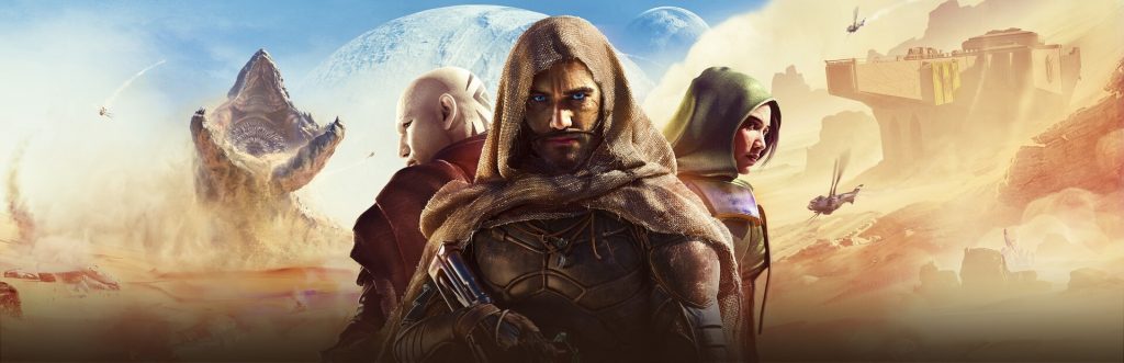 L'image officielle du jeux Dune Awakening.