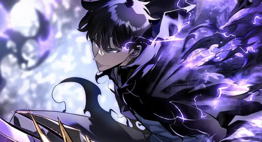 Image du manga coréen Solo Leveling et son héro Sung Jinwoo