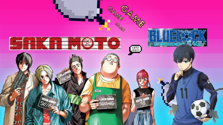 Le protagonistes de Sakamoto Days et le footballer de Blue Lock, les actus mangas.