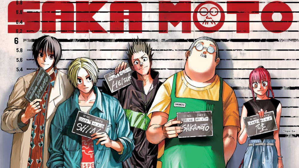 L'équipe des personnages de Sakamoto Days.