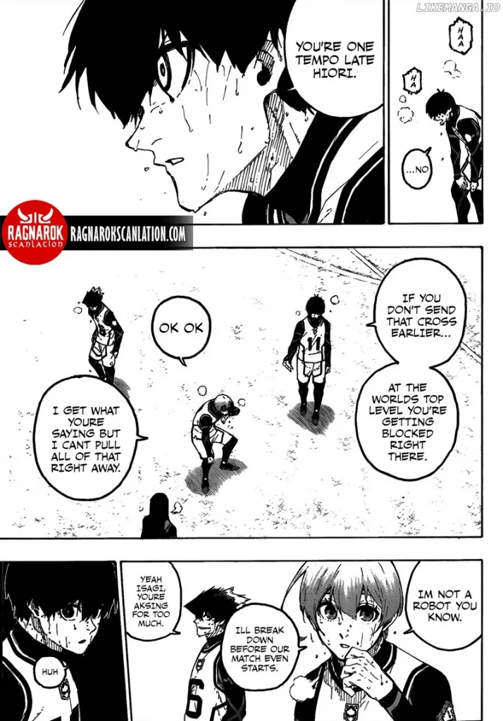 Image du manga Blue Lock chapitre 311.