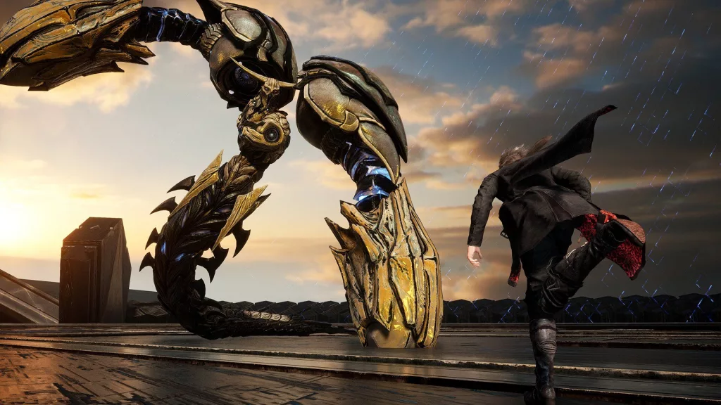 Duel entre Astra et Kaser.