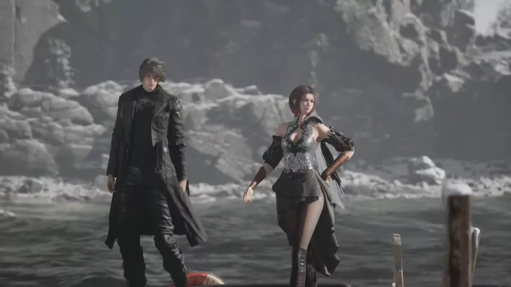 Capture du trailer de « Lost Soul Aside » montrant Kaser et Louisa.