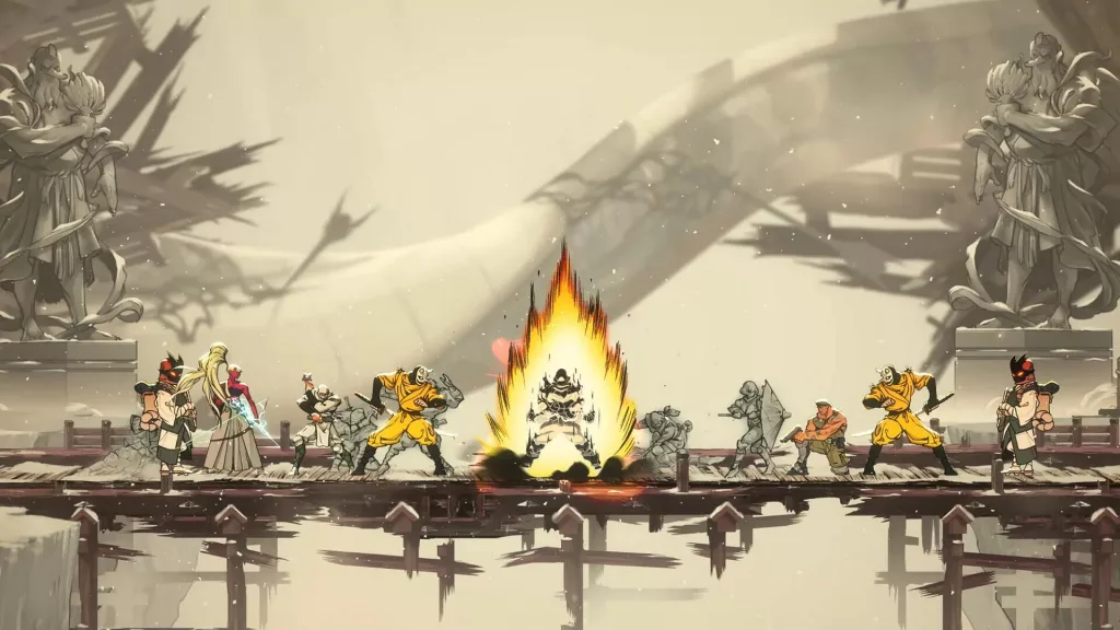 Capture d’écran du jeu Shinobi: Art of Vengeance.